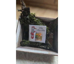 ADVENTSKALENDER 5. Dezember - Stickserie - 6 Geld- oder Gutscheinkartenhülle Weihnachten